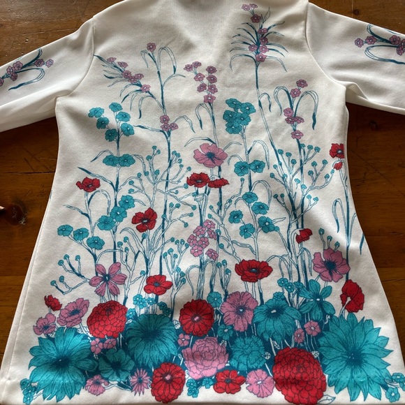 Vintage 70’s Polyester Double Knit Floral Shirt - Picture 8 of 8